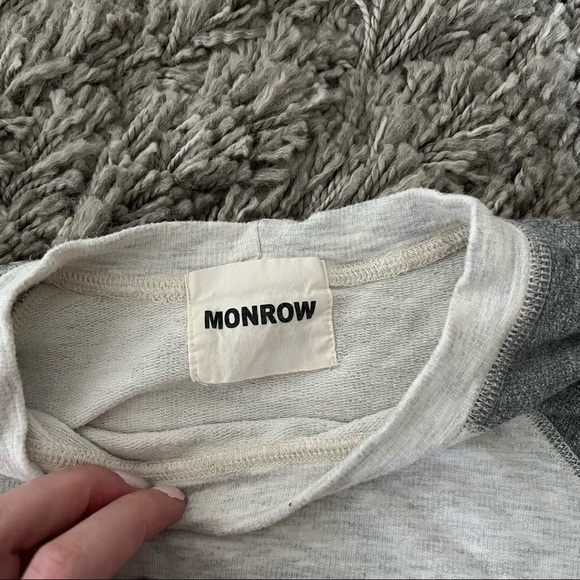 Monrow Revolve Raglan Sweatshirt - Picture 3 of 6